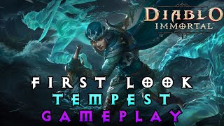 Diablo Immortal New Tempest Class First Look and Paragon Trees All Skills Essences and Gameplay [upl. by Eng]