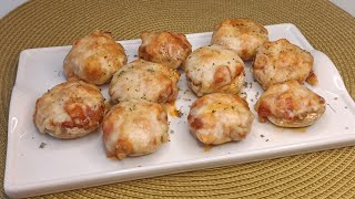 CHAMPIÑONES RELLENOS EN AIRFRYER [upl. by Duncan851]