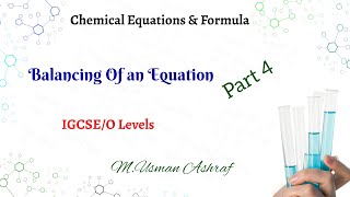 How to Balance Equation Chemical Equations amp Formulae IGCSE O Levels Part 4 igcse olevel [upl. by Lusar]