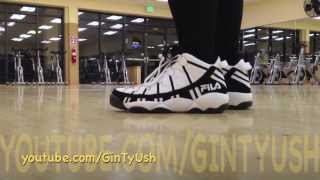 Fila quotJerry Stackhousequot Spaghetti Shoe Review WhiteBlack [upl. by Patin513]