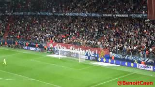 Ambiance Caen  PSG coupe de France 18 avril 2018 [upl. by Notloc]