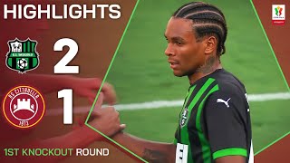 SASSUOLOCITTADELLA 21  HIGHLIGHTS  Laurienté strikes winner  Coppa Italia Frecciarossa 202425 [upl. by Camarata]