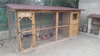 como hacer un gallinero wooden chicken coop [upl. by Maxey]