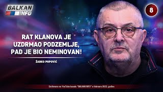 INTERVJU Žarko Popović  Rat klanova je uzdrmao podzemlje njihov pad je bio neminovan 622023 [upl. by Yalcrab]