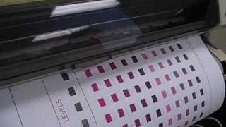 HP Design Jet 750C Printer Plotter Demo [upl. by Anaila]