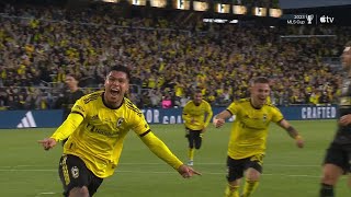 Cucho Hernández Gives Crew the Lead in MLS Cup [upl. by Atinid721]