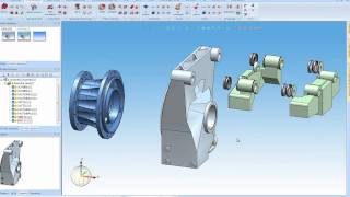 Handling Exploded Views in HiCAD [upl. by Timothea662]