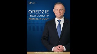 Orędzie Prezydenta RP Andrzeja Dudy [upl. by Hsatan]