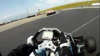 CRG Rotax 125cc Kart at California Speedway [upl. by Icram]