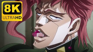 Kakyoins Rero Rero in 8K UHD JoJos Bizarre Adventure Japanese [upl. by Odlawso]