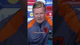 Ronald Koeman over het gunstige speelschema 🧐 [upl. by Jaquith984]