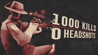 TF2 How I Got 1000 Kills As Sniper With ZERO Headshots [upl. by Renrut]