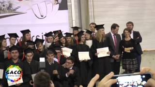 Remise de diplômes aux étudiants GACO 3 décembre 2016 [upl. by Macomber]