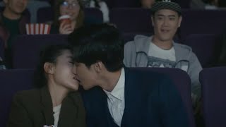 QiXun Cant Help Kissing ShuangShuang in Cinema 齊勳雙雙在影院當眾接吻  喜歡你時風好甜 Chinese Drama Flipped Kiss [upl. by Granoff]