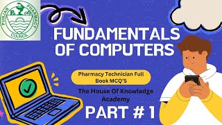 Important MCQs on Computer Fundamentals for Pharmacy Technicians  Part 1 [upl. by Henebry642]