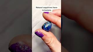 How to check Sapphire Stone Real or Fake  shorts [upl. by Haron]