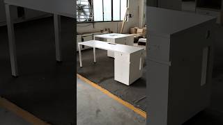 Trial Assembly of SinglePerson Desk furnituremanufacturers medicalfurniture [upl. by Nadbus]