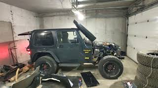 Jeep Wrangler TJ V8 Swap [upl. by Uttasta718]