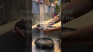 Seasoning of new mortar and pestle pestle mortar grinding vlog kitchen [upl. by Shirline954]