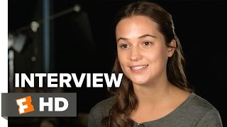 The Light Between Oceans Interview  Alicia Vikander 2016  Drama [upl. by Notsek]