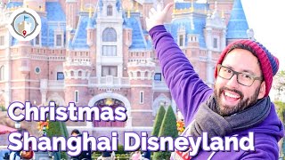 Spending a Day at Shanghai Disneyland for Christmas  Food Merchandise amp Entertainment [upl. by Airol780]