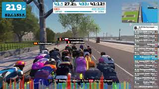 LIVE Zwift Racing League 202324  WTRL  Race 1  London Loop Reverse² EMEAE North B1 [upl. by Ralyks]