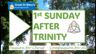 2nd June 2024 930am First Sunday after Trinity at Great St Marys Sawbridgeworth [upl. by Idoj433]