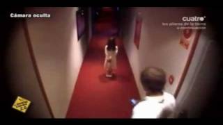 Scary Little Girl Scares Hotel Guests in Hallway Prank [upl. by Giuseppe]