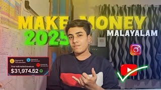 3 Laziest way to make MONEY 2025 MALAYALAM 🤑 moneymakingideas sidehustle mallu youtubefeed new [upl. by Nylloh32]