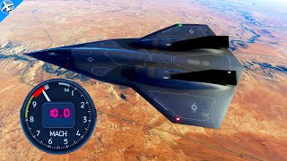 Step by Step Instructions on Reaching Mach 10 the Easy Way  Darkstar MSFS [upl. by Yreffej712]