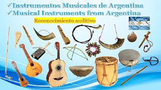 🌎 Instrumentos Musicales de ARGENTINA Instruments Musical from ARGENTINA [upl. by Einnej]