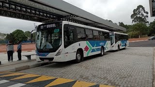 Inauguração do terminal do parque Rodrigo Barreto em Arujá SP busologia terminal [upl. by Yllop410]