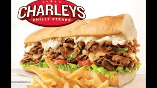 Charleys BBQ Chicken Cheese Steak Mukbang Review USA  ⍟ [upl. by Lunt]