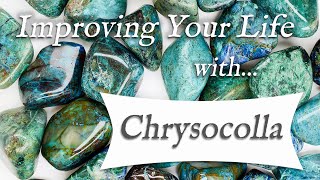 CHRYSOCOLLA 💎 Top 4 Crystal Wisdom Benefits of Chrysocolla  Chrysocolla Properties [upl. by Ahtelrac60]