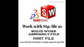 step fileimportexportand save parts separatelyuse of isolate commandwork easily in solid work [upl. by Shepperd]