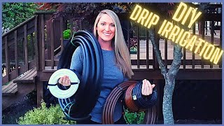 DIY Drip Irrigation The Ultimate Easy Beginners Guide On How To Install A Drip Irrigation System [upl. by Atrebor]