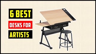 Best Desks For Artists  ✅ TOP 6 Best Drafting Table 2024 [upl. by Humo]