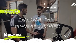 Workout with influencers and friends  series video 2 theyuvrajj [upl. by Mert227]