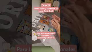 CÁNCER ♋️ Descubre que piensa de ti♥️ TAROT ORIEL 😇 tarot tarotoriel horoscopo tarotcartas [upl. by Whang776]