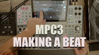 Making a beat on the Mpc 3 [upl. by Nahtanoj]