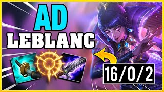 THE BEST CHAMPIONSHIP LEBLANC BUILD  AD LEBLANC LEAGUE OF LEGENDS Havix [upl. by Etterual]