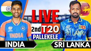 India vs Sri Lanka 2nd T20  Live Cricket Match Today  IND vs SL Live Match Today  IND vs SL [upl. by Annoyed]