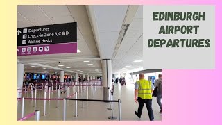 Edinburgh Airport Departures Landside amp Airside  March 2024 [upl. by Mungo]