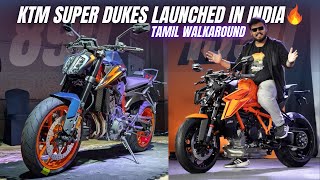 KTM 1390 Super Duke R amp 890 Launched in India  Tamil Walkaround Review  Prices  😳 [upl. by Enirual]