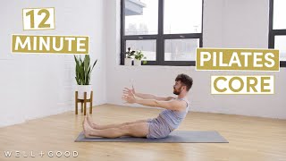 12 Minute Deep Core Pilates Workout  Good Moves  WellGood [upl. by Airitac]