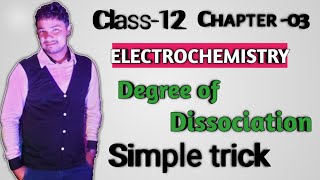 Electrochemistry o3 Degree of dissociation [upl. by Fifine]