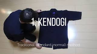 How to fold Kendogi amp Hakama  NORMAL amp QUICK METHOD [upl. by Oicnedurp]