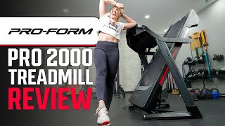 ProForm Pro 2000 Treadmill Review Pro 9000 With a Smaller Screen [upl. by Hux]