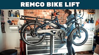 The ultimate electric bike repair stand New REMCO bike lift unboxing [upl. by Nosna]