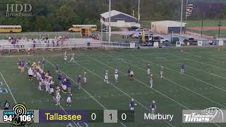 Tallassee Tigers Football vs Marbury [upl. by Itteb]